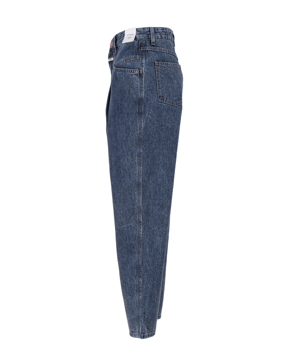shop CLOSED Saldi Jeans: Closed jeans "Heritage".
Vita alta.
Tasche laterali.
Tasche posteriori a toppa.
Chiusura con bottone e zip.
Vestibilità morbida.
Composizione: 100% cotone organico.
Made in Italy.. C91050 15E 05-DBL DARK BLUE number 1946505